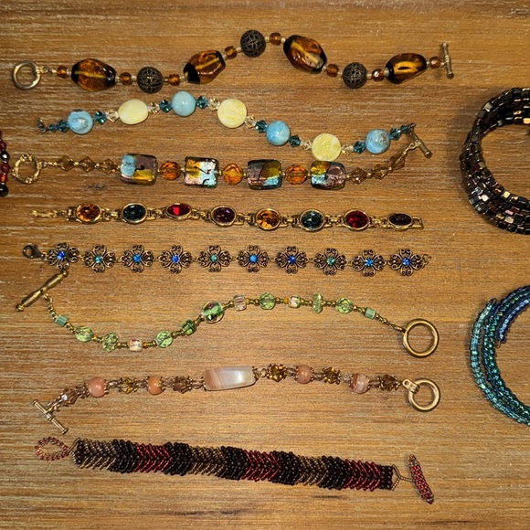Colorful Beaded Bracelet Bundles - Picture 1 of 7
